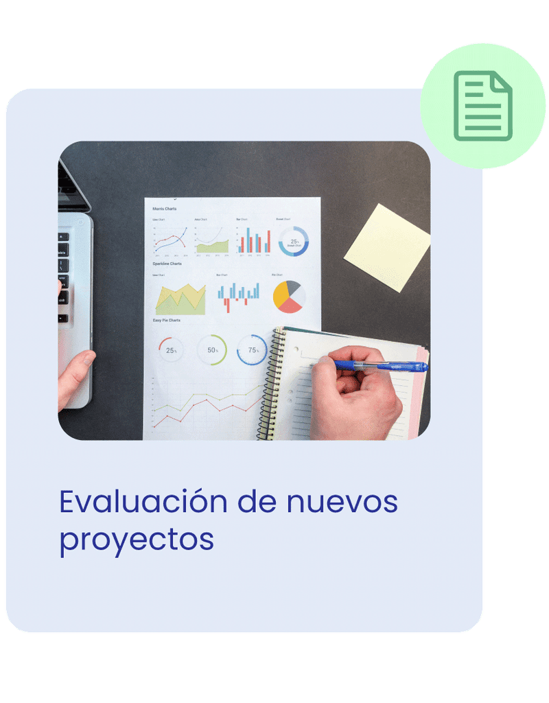 Evaluación de nuevos proyectos